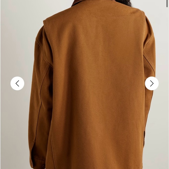 Doen Pascual corduroy-trimmed cotton-canvas jacket - Picture 4 of 5